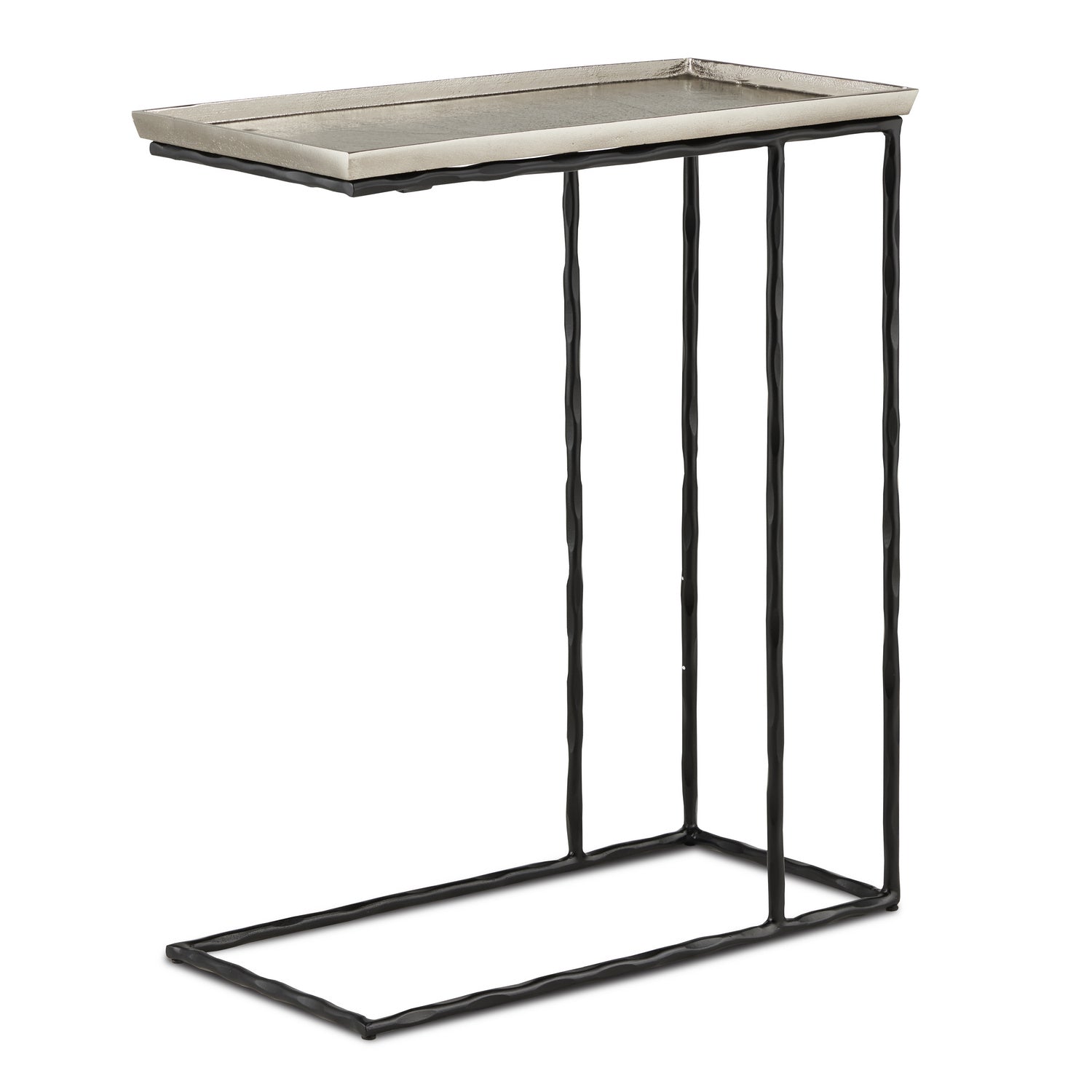 Currey and Company - 4000-0134 - Table - Boyles Collection - Nickel/Black
