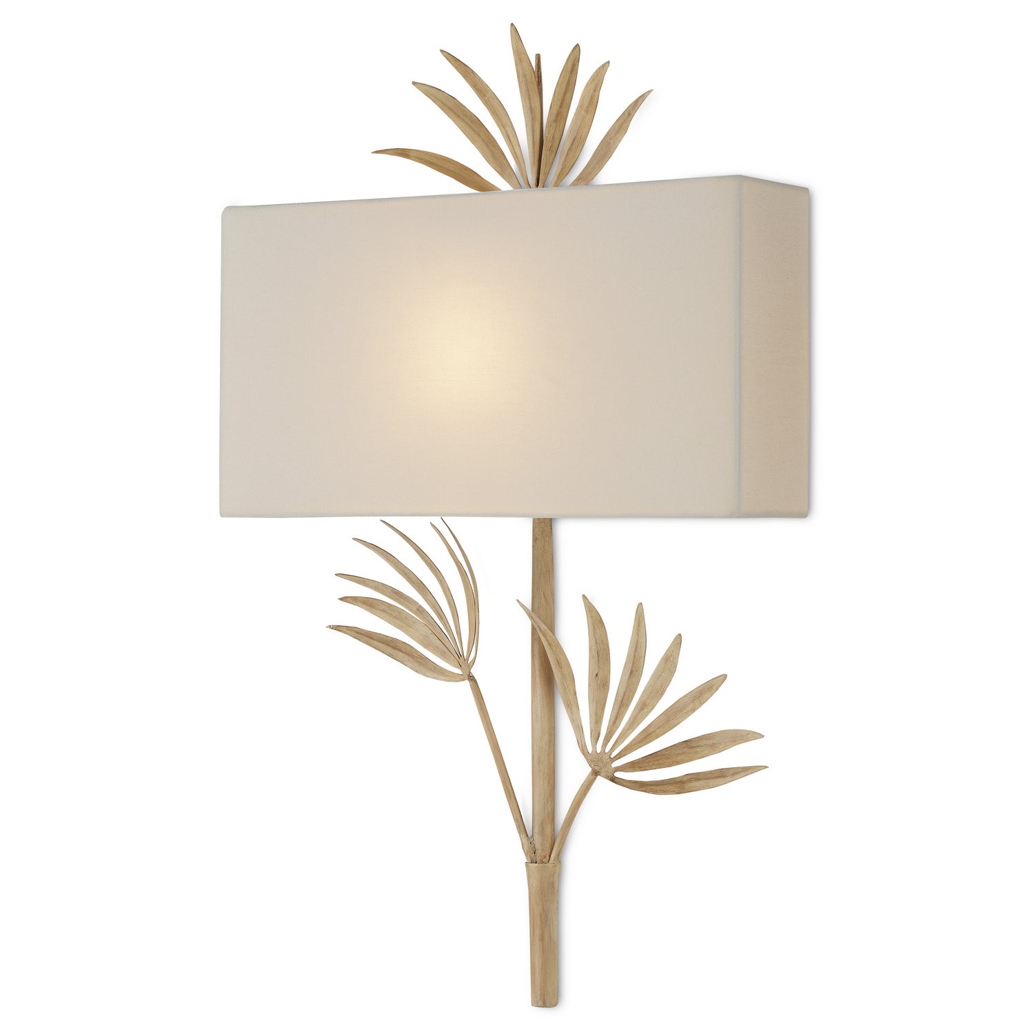 Currey and Company - 5900-0049 - One Light Wall Sconce - Calliope Collection - Coco Cream