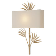 Currey and Company - 5900-0049 - One Light Wall Sconce - Calliope Collection - Coco Cream