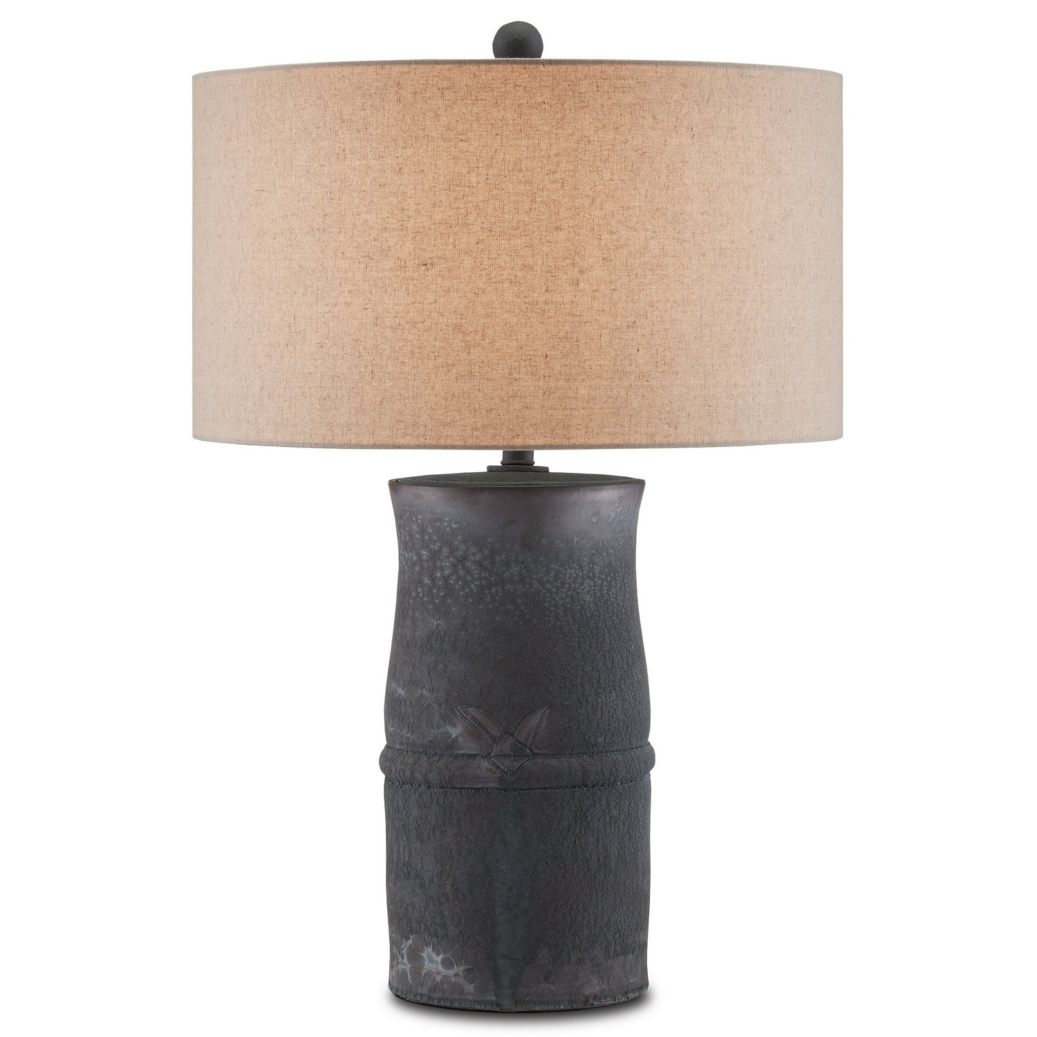 Currey and Company - 6000-0779 - One Light Table Lamp - Croft Black Table Lamp - Charcoal