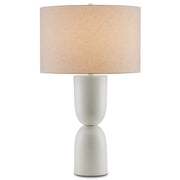 Currey and Company - 6000-0794 - One Light Table Lamp - Linz White Table Lamp - White