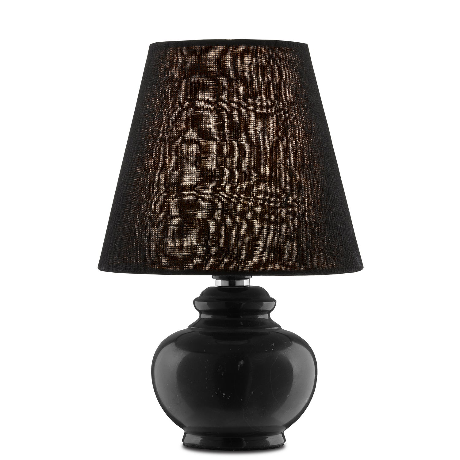 Currey and Company - 6000-0807 - One Light Table Lamp - Piccolo Collection - Black