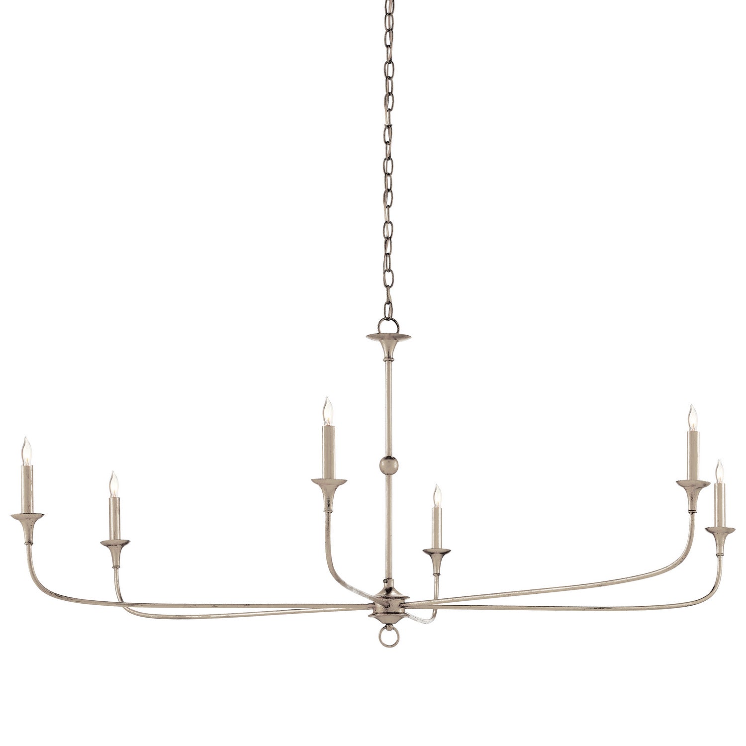 Currey and Company - 9000-0932 - Six Light Chandelier - Nottaway Collection - Champagne