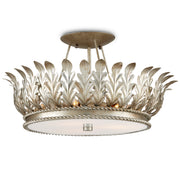 Currey and Company - 9000-0950 - Three Light Semi-Flush Mount - Biddulph Collection - Champagne