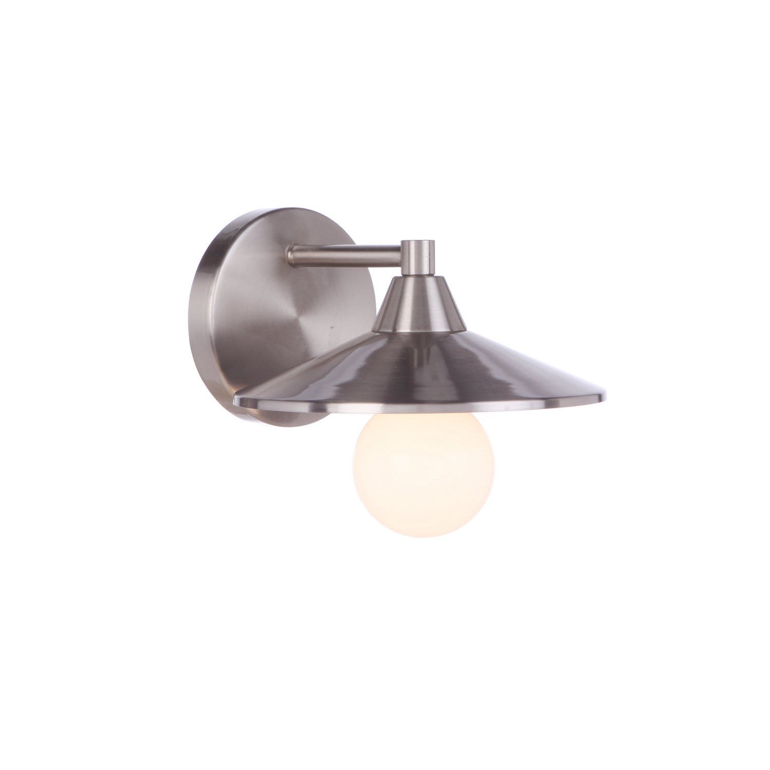 Craftmade - 12508BNK1 - One Light Wall Sconce - Isaac - Brushed Polished Nickel