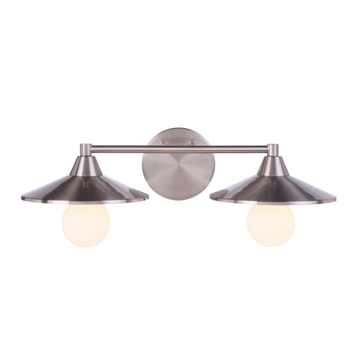 Craftmade - 12519BNK2 - Two Light Vanity - Isaac - Brushed Polished Nickel
