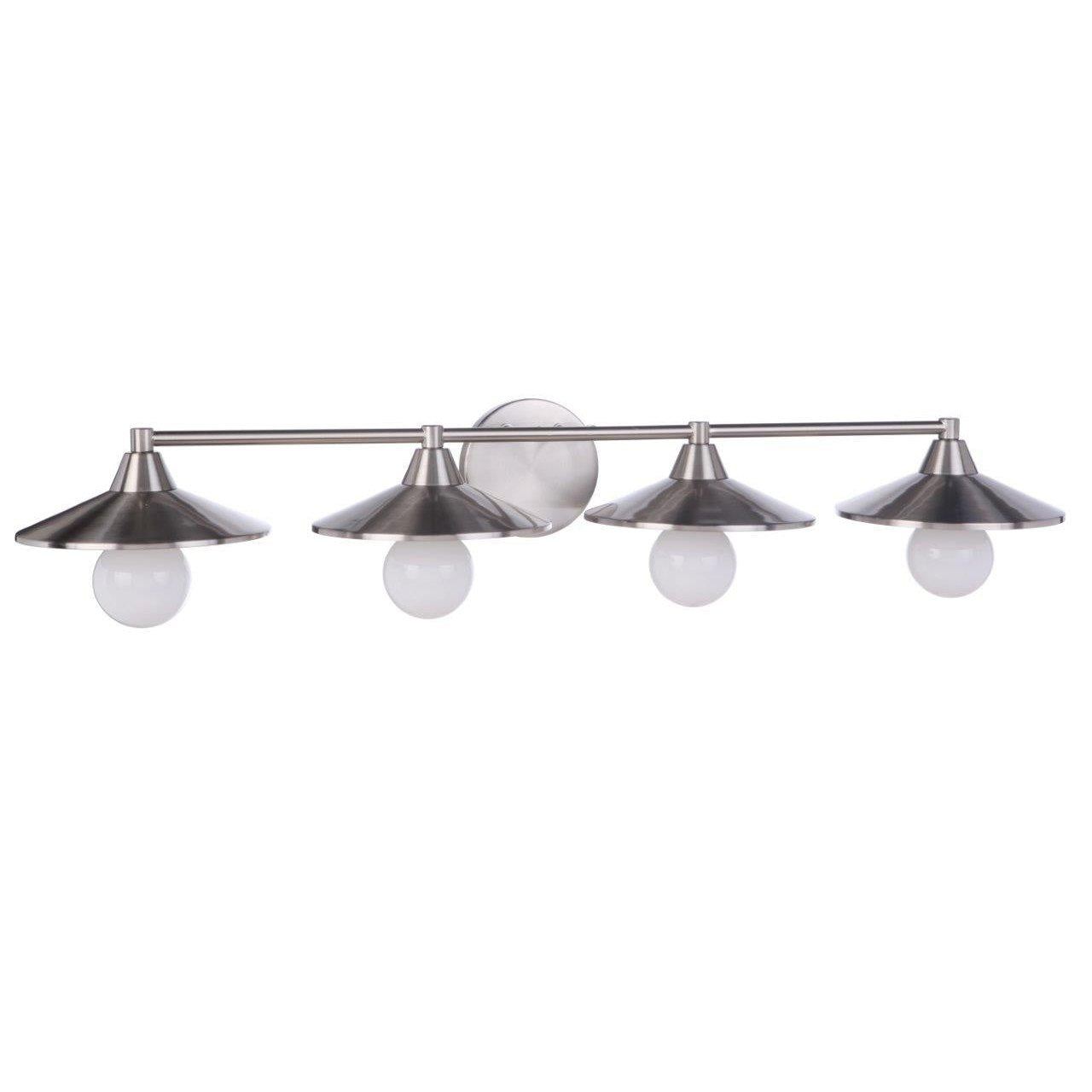 Craftmade - 12537BNK4 - Four Light Vanity - Isaac - Brushed Polished Nickel