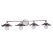 Craftmade - 12537BNK4 - Four Light Vanity - Isaac - Brushed Polished Nickel