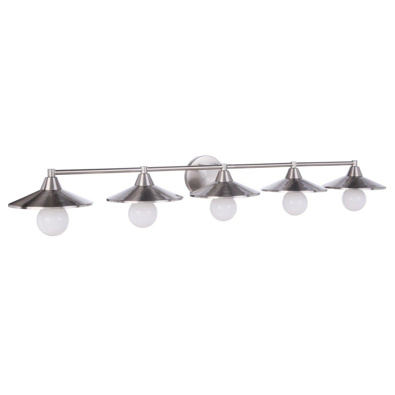 Craftmade - 12546BNK5 - Five Light Vanity - Isaac - Brushed Polished Nickel