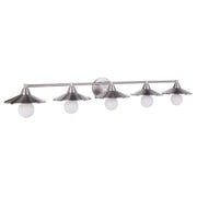 Craftmade - 12546BNK5 - Five Light Vanity - Isaac - Brushed Polished Nickel