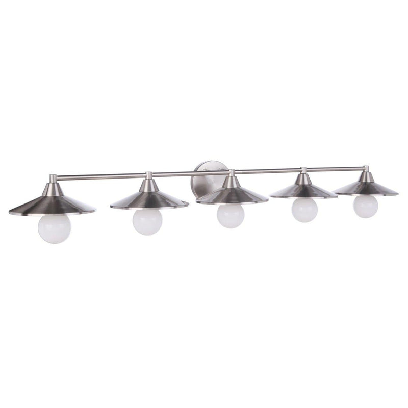 Craftmade - 12546BNK5 - Five Light Vanity - Isaac - Brushed Polished Nickel
