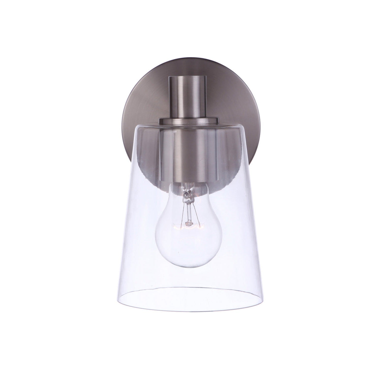 Craftmade - 12605BNK1 - One Light Wall Sconce - Emilio - Brushed Polished Nickel