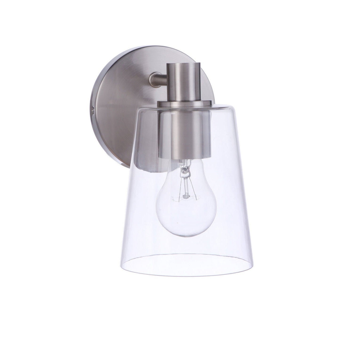 Craftmade - 12605BNK1 - One Light Wall Sconce - Emilio - Brushed Polished Nickel