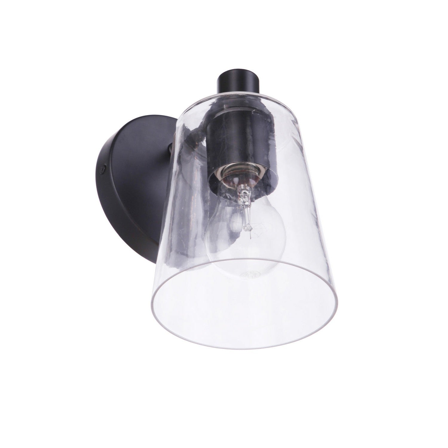 Craftmade - 12605FB1 - One Light Wall Sconce - Emilio - Flat Black
