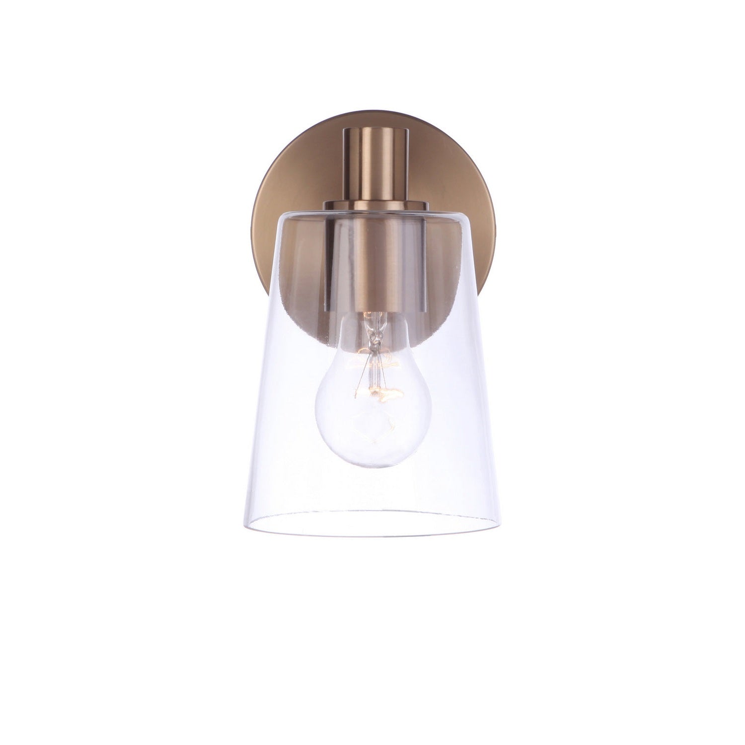 Craftmade - 12605SB1 - One Light Wall Sconce - Emilio - Satin Brass