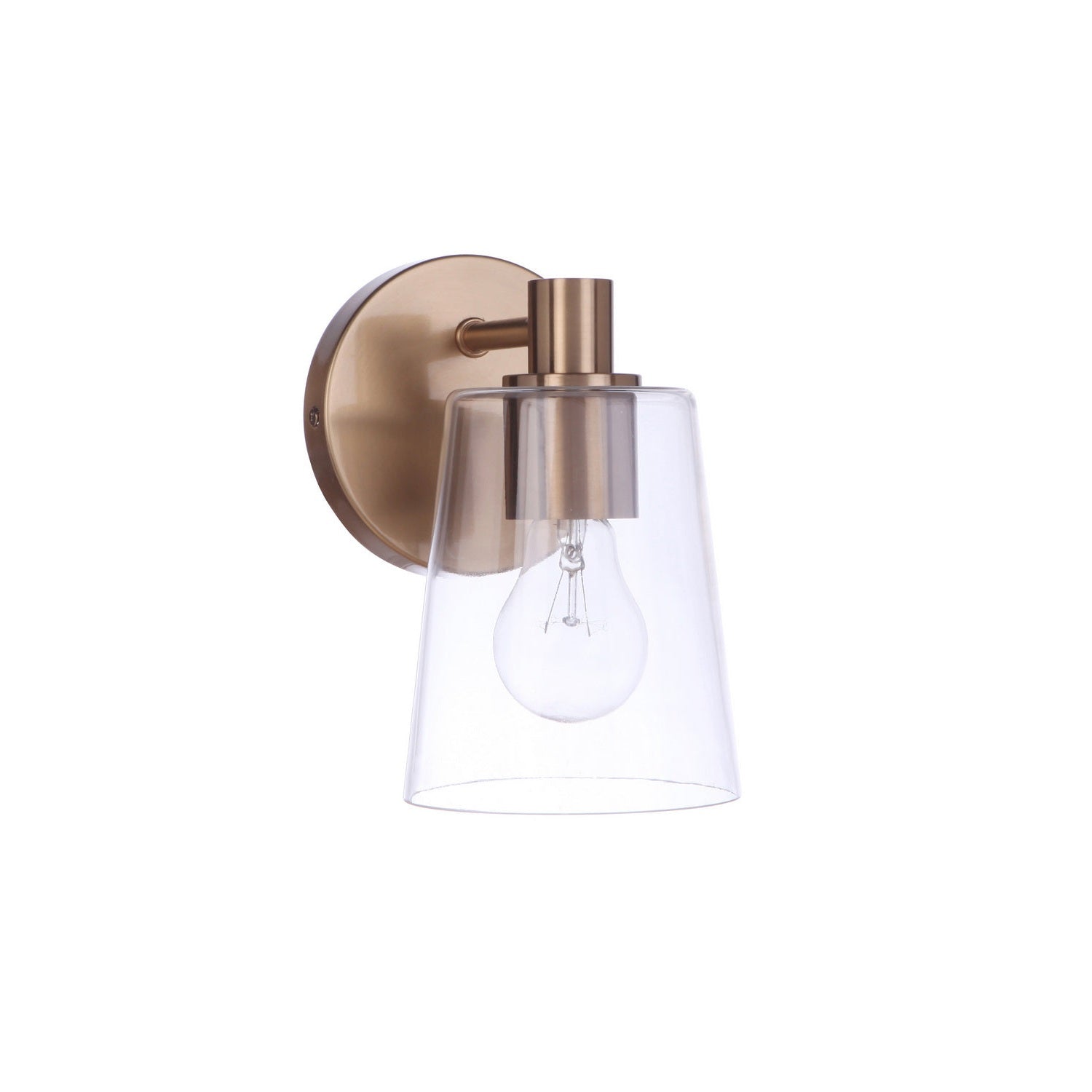 Craftmade - 12605SB1 - One Light Wall Sconce - Emilio - Satin Brass