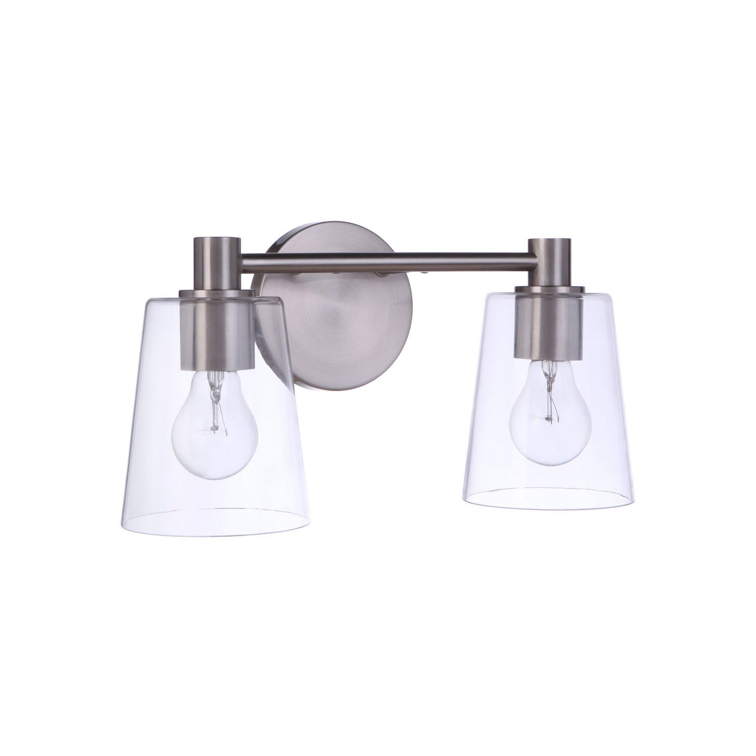 Craftmade - 12615BNK2 - Two Light Vanity - Emilio - Brushed Polished Nickel