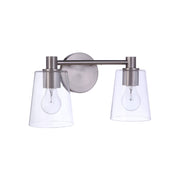 Craftmade - 12615BNK2 - Two Light Vanity - Emilio - Brushed Polished Nickel