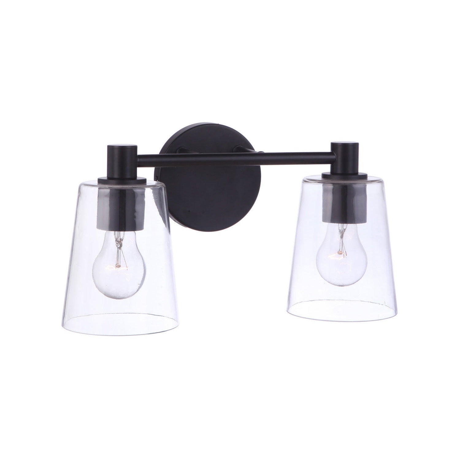 Craftmade - 12615FB2 - Two Light Vanity - Emilio - Flat Black