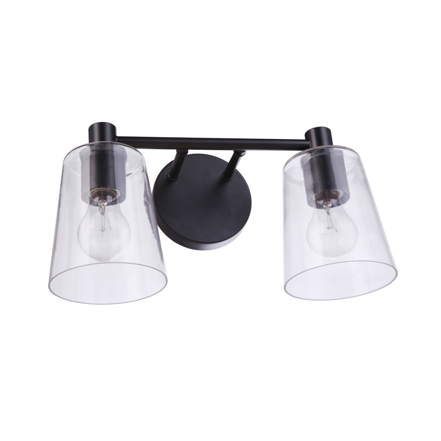 Craftmade - 12615FB2 - Two Light Vanity - Emilio - Flat Black