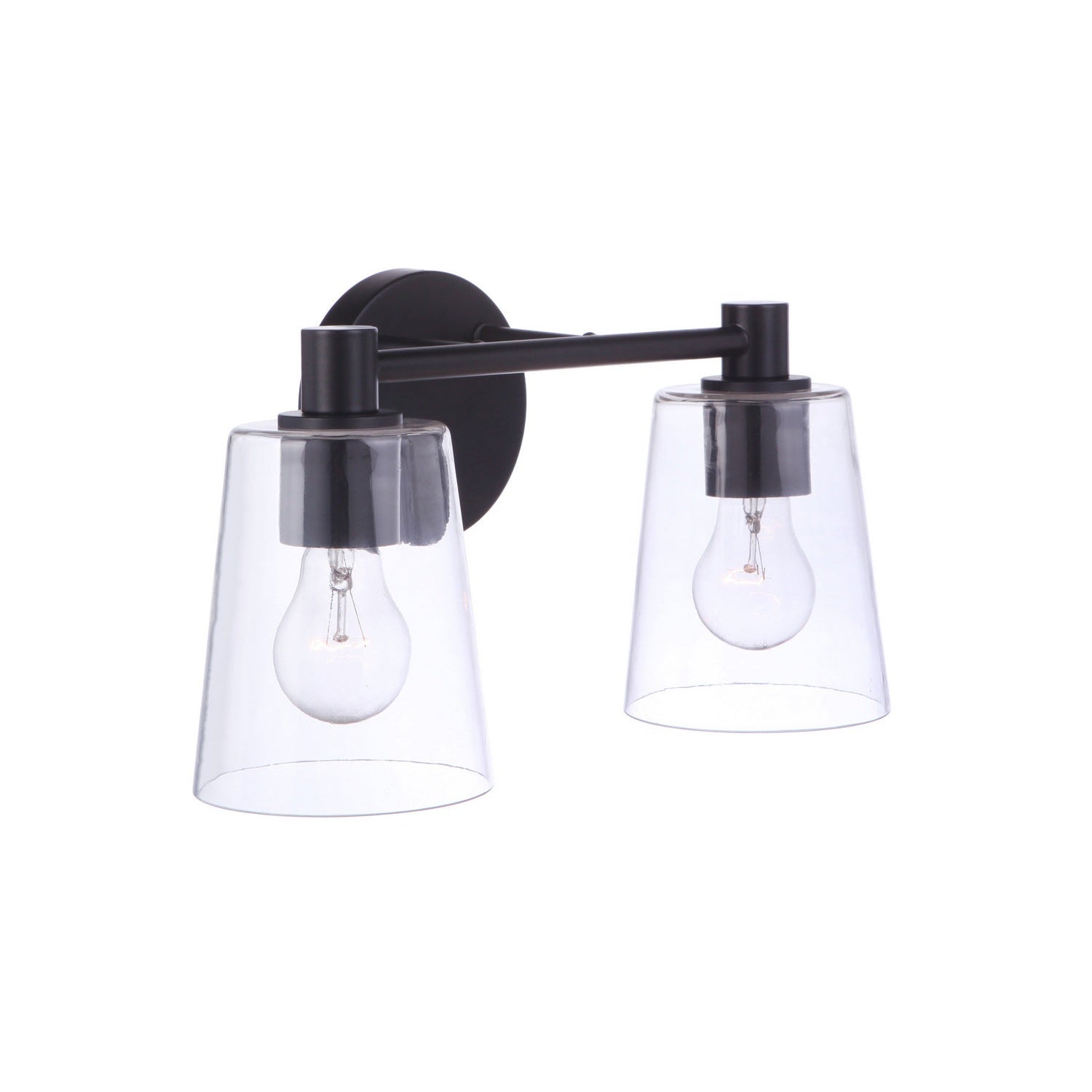 Craftmade - 12615FB2 - Two Light Vanity - Emilio - Flat Black