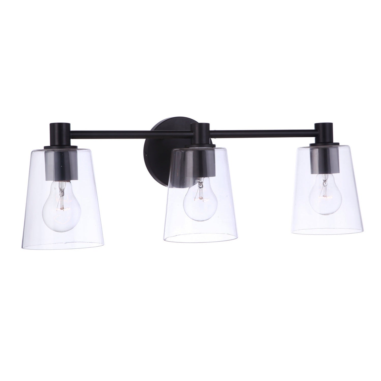 Craftmade - 12623FB3 - Three Light Vanity - Emilio - Flat Black