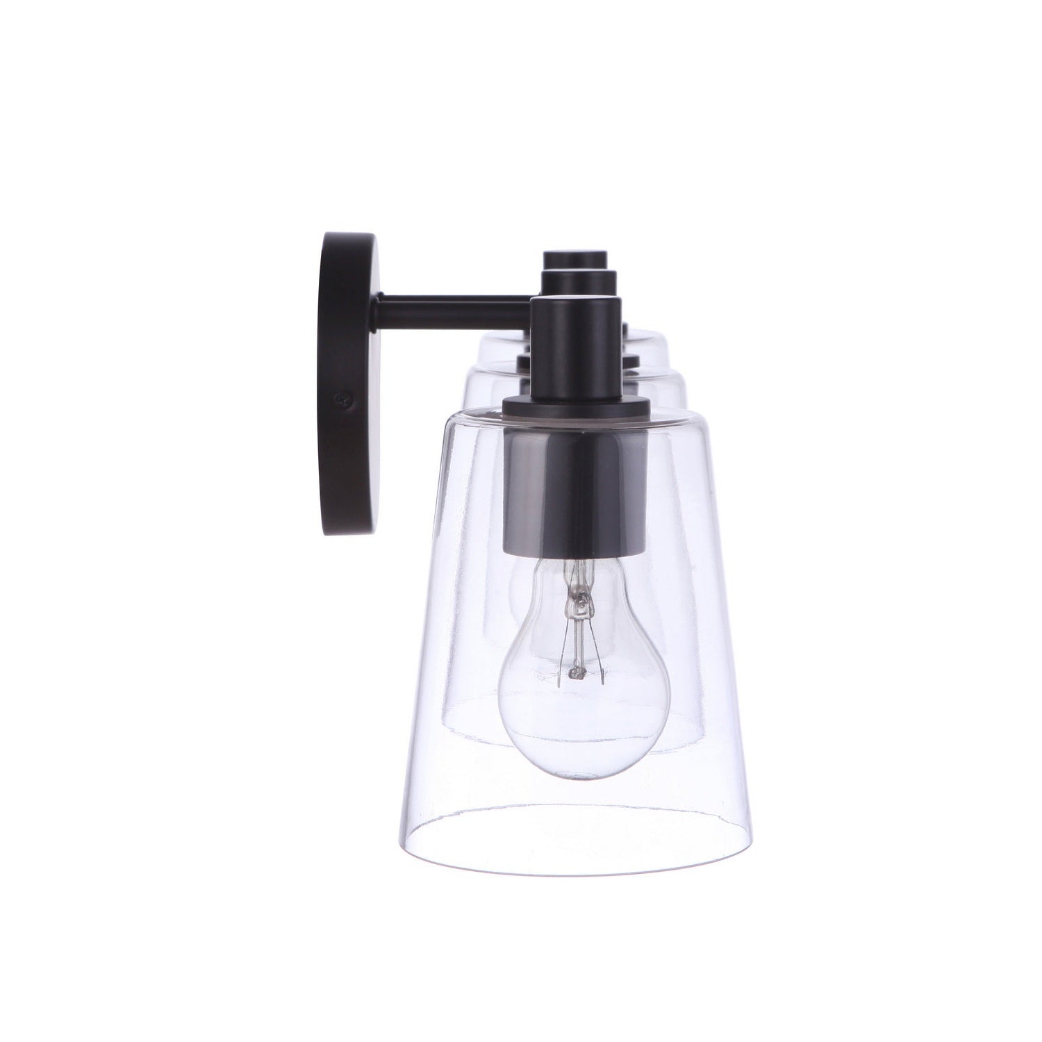 Craftmade - 12623FB3 - Three Light Vanity - Emilio - Flat Black