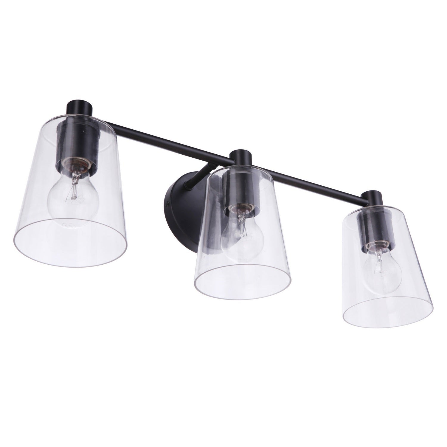 Craftmade - 12623FB3 - Three Light Vanity - Emilio - Flat Black