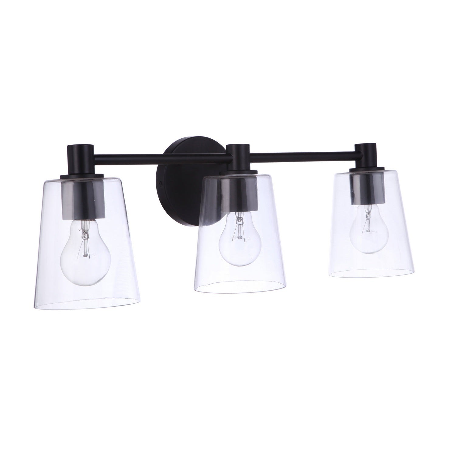 Craftmade - 12623FB3 - Three Light Vanity - Emilio - Flat Black