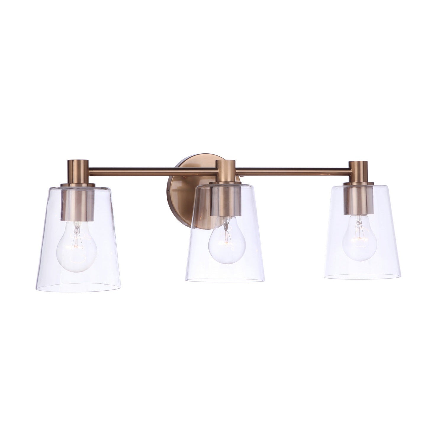 Craftmade - 12623SB3 - Three Light Vanity - Emilio - Satin Brass