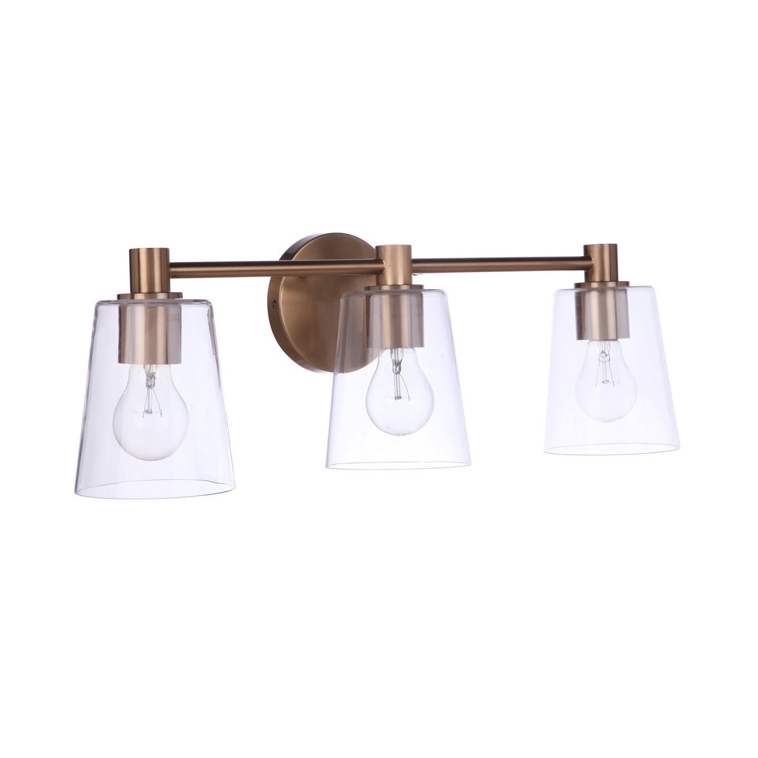 Craftmade - 12623SB3 - Three Light Vanity - Emilio - Satin Brass
