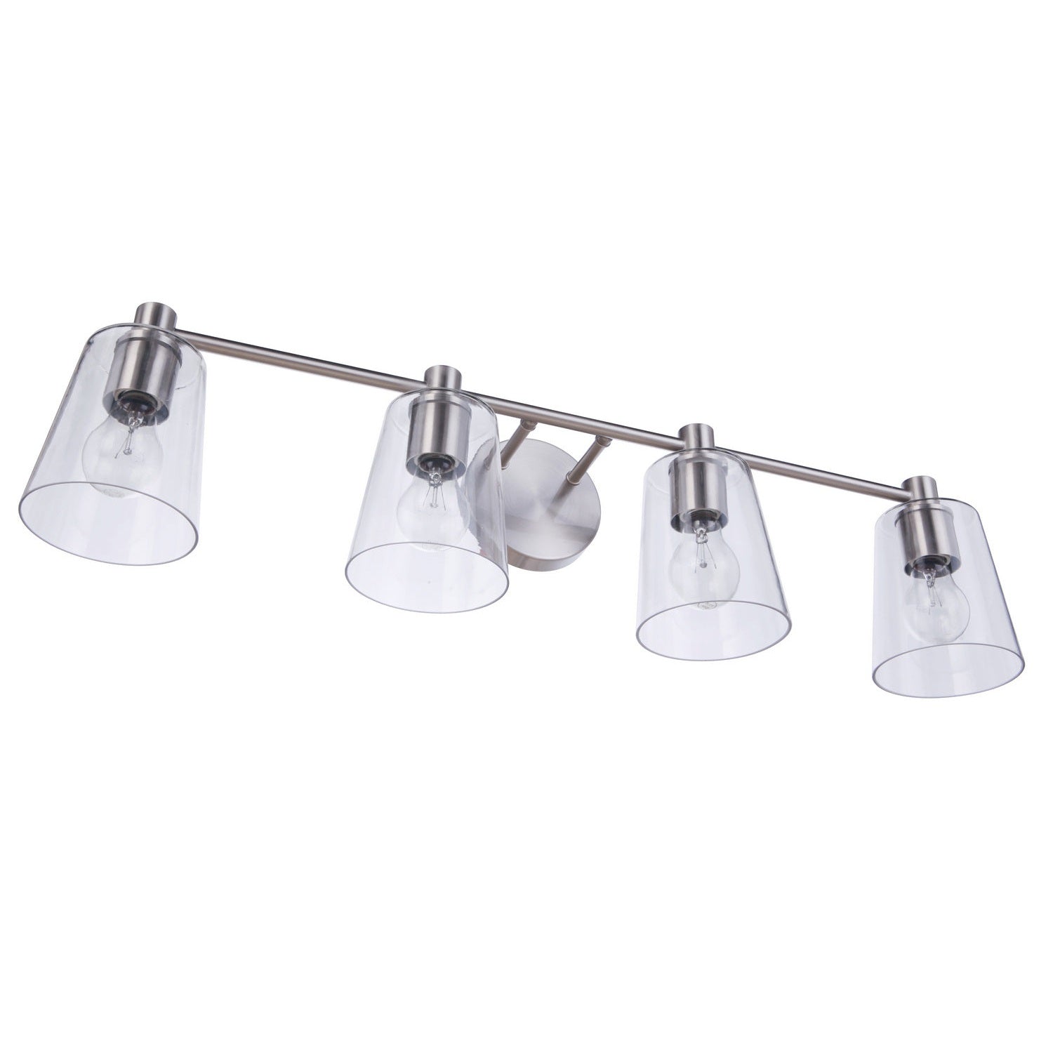 Craftmade - 12633BNK4 - Four Light Vanity - Emilio - Brushed Polished Nickel