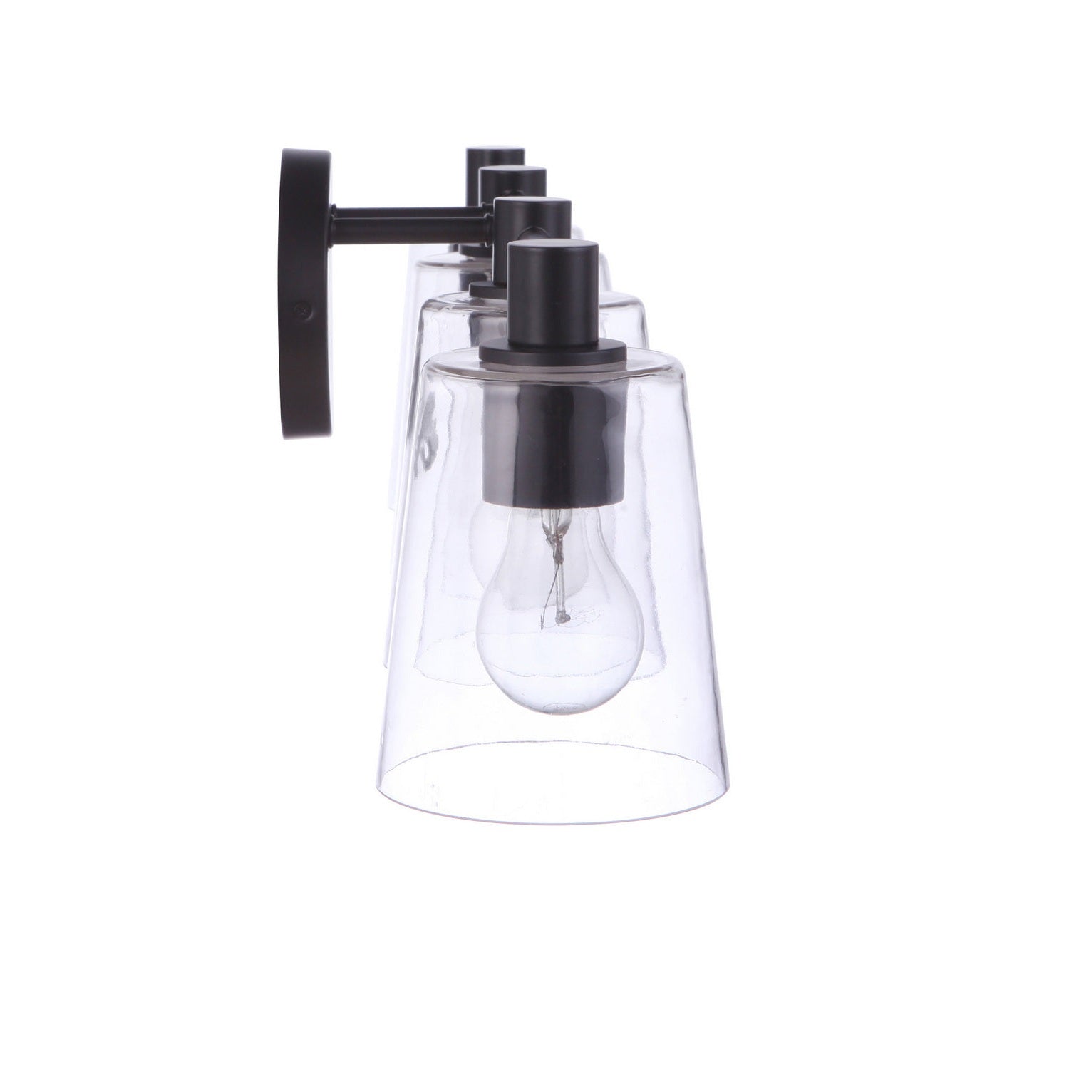 Craftmade - 12633FB4 - Four Light Vanity - Emilio - Flat Black