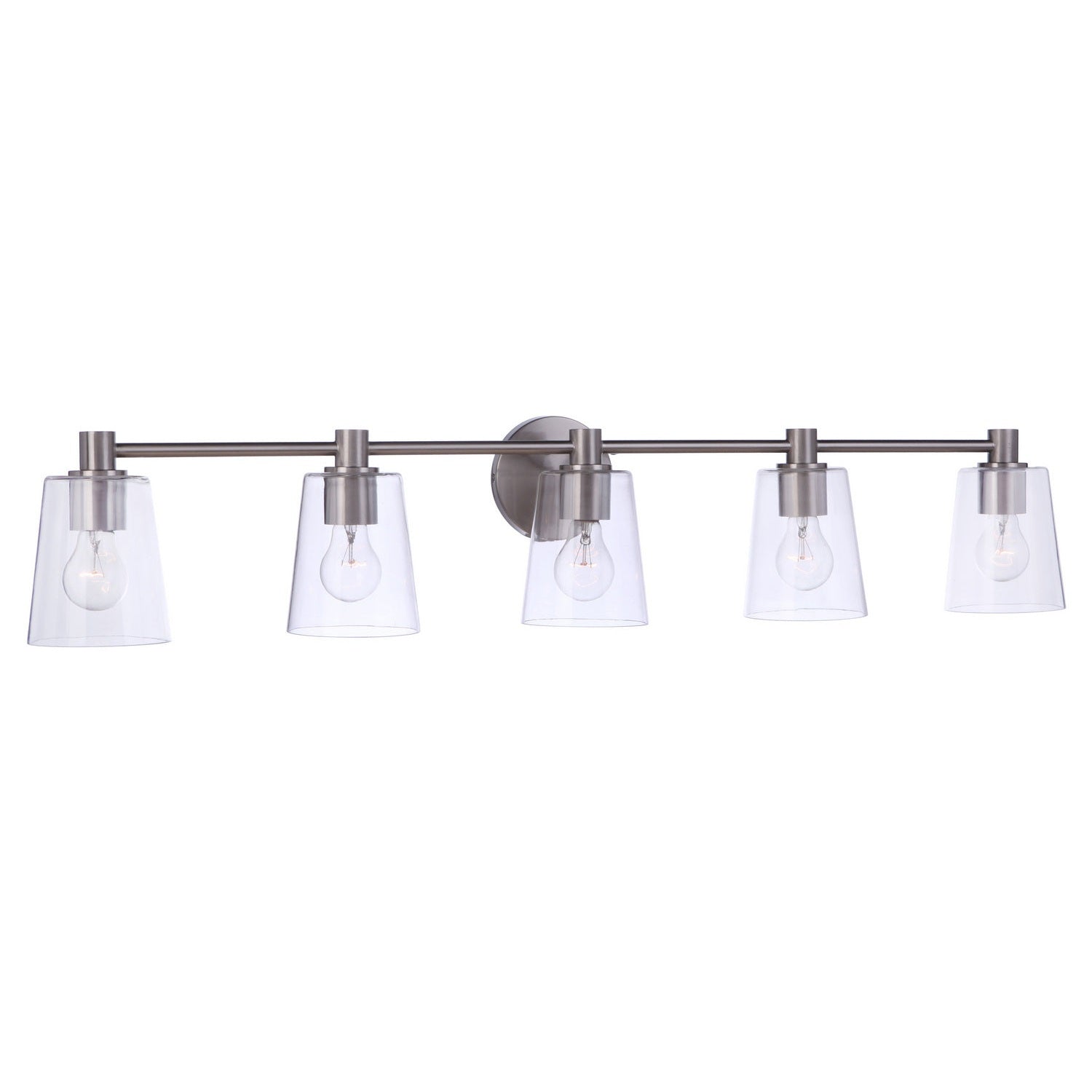Craftmade - 12642BNK5 - Five Light Vanity - Emilio - Brushed Polished Nickel