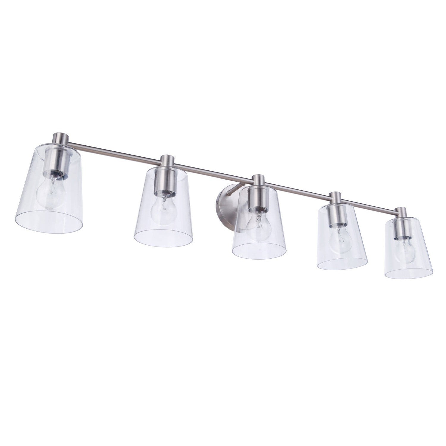 Craftmade - 12642BNK5 - Five Light Vanity - Emilio - Brushed Polished Nickel