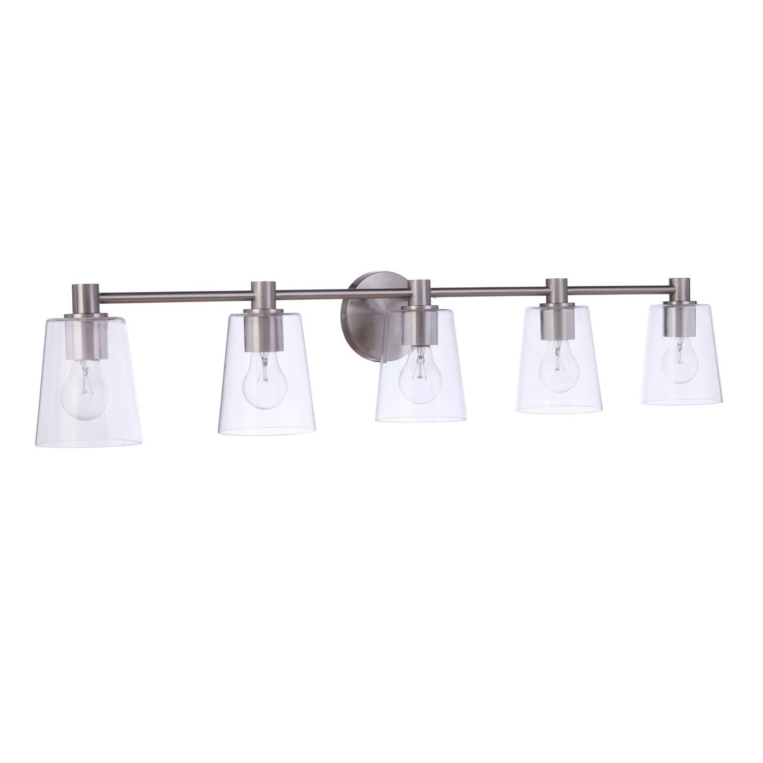 Craftmade - 12642BNK5 - Five Light Vanity - Emilio - Brushed Polished Nickel