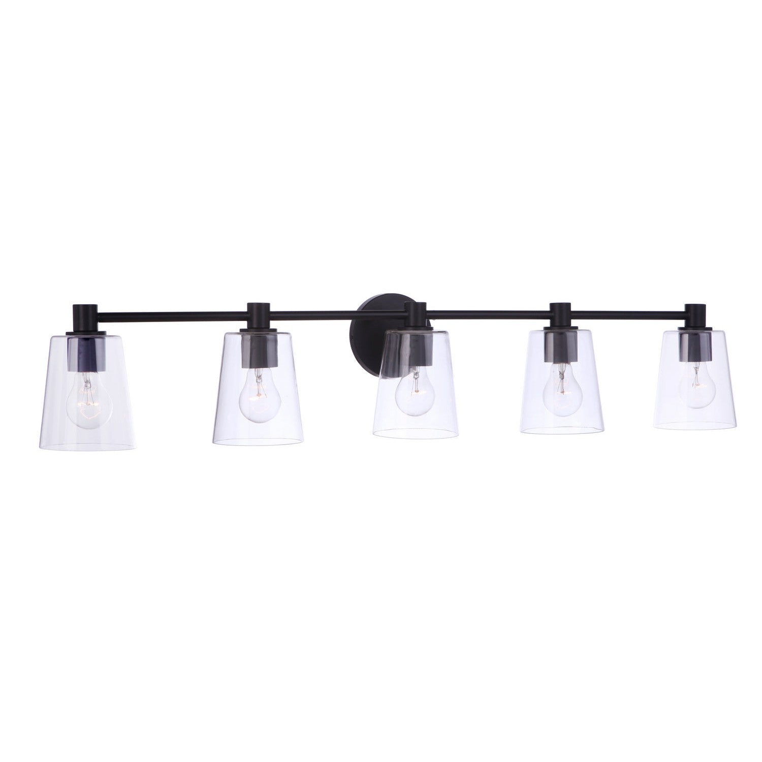 Craftmade - 12642FB5 - Five Light Vanity - Emilio - Flat Black