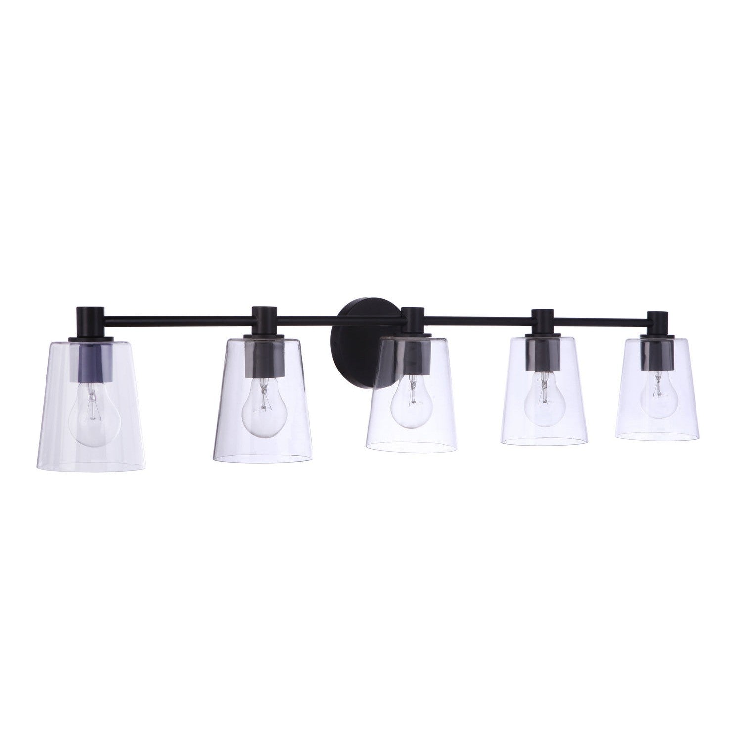 Craftmade - 12642FB5 - Five Light Vanity - Emilio - Flat Black