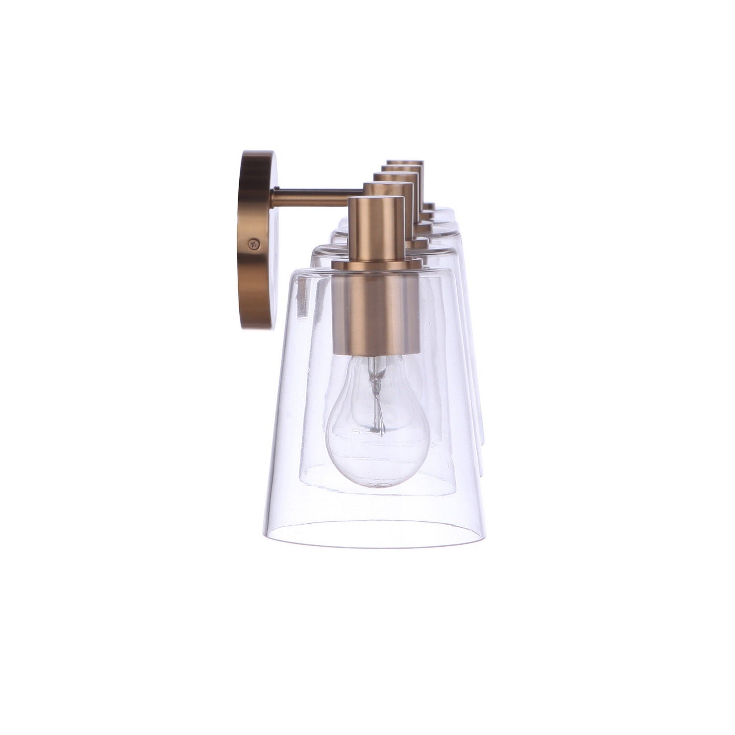 Craftmade - 12642SB5 - Five Light Vanity - Emilio - Satin Brass