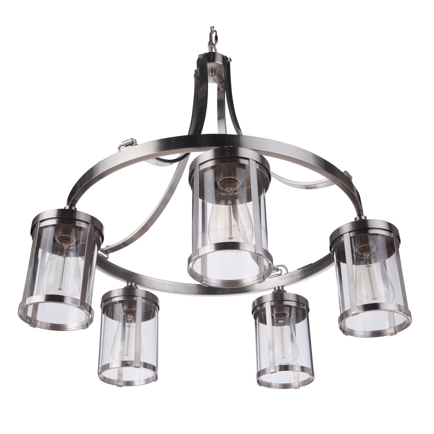 Craftmade - 55325-BNK - Five Light Chandelier - Elliot - Brushed Polished Nickel
