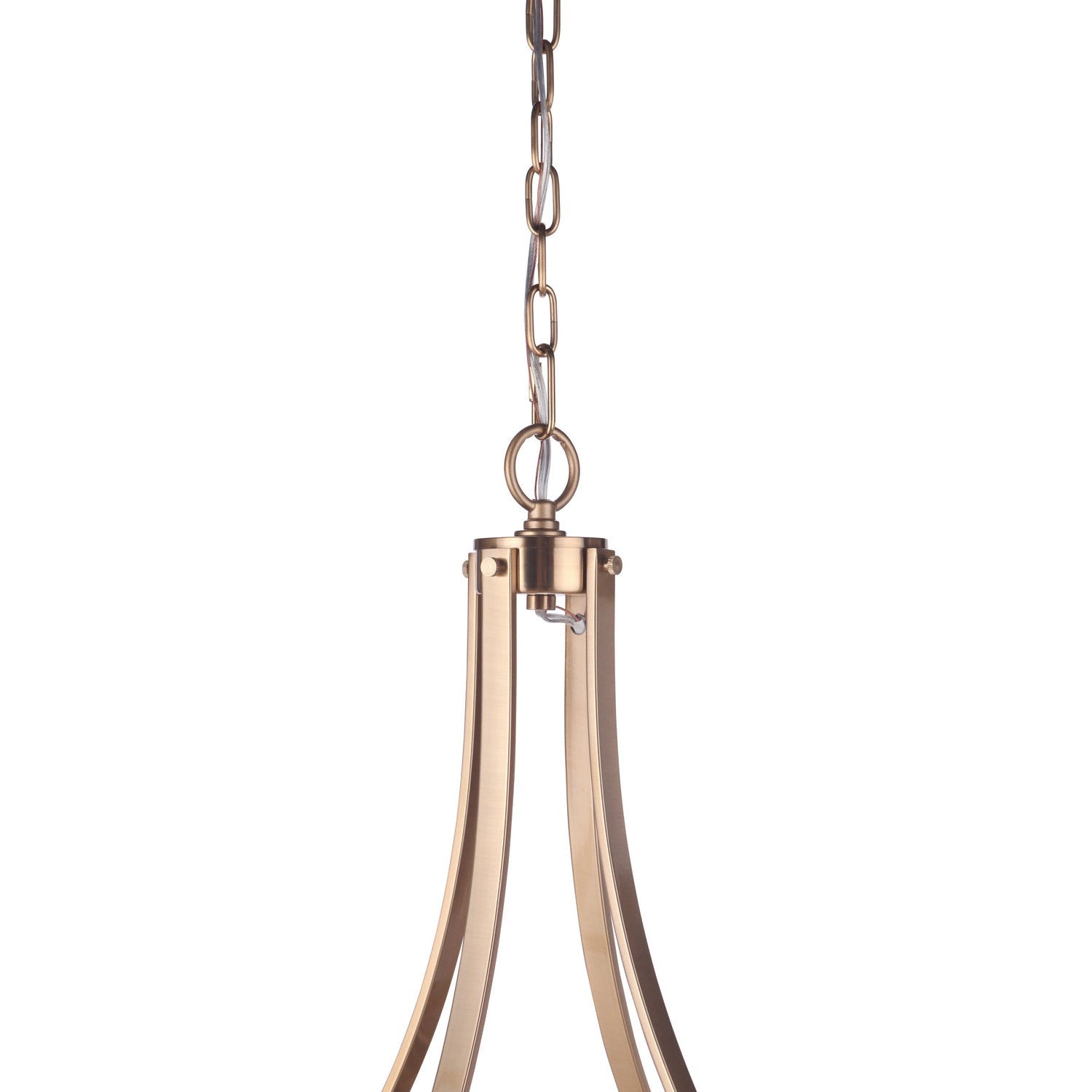 Craftmade - 55325-SB - Five Light Chandelier - Elliot - Satin Brass
