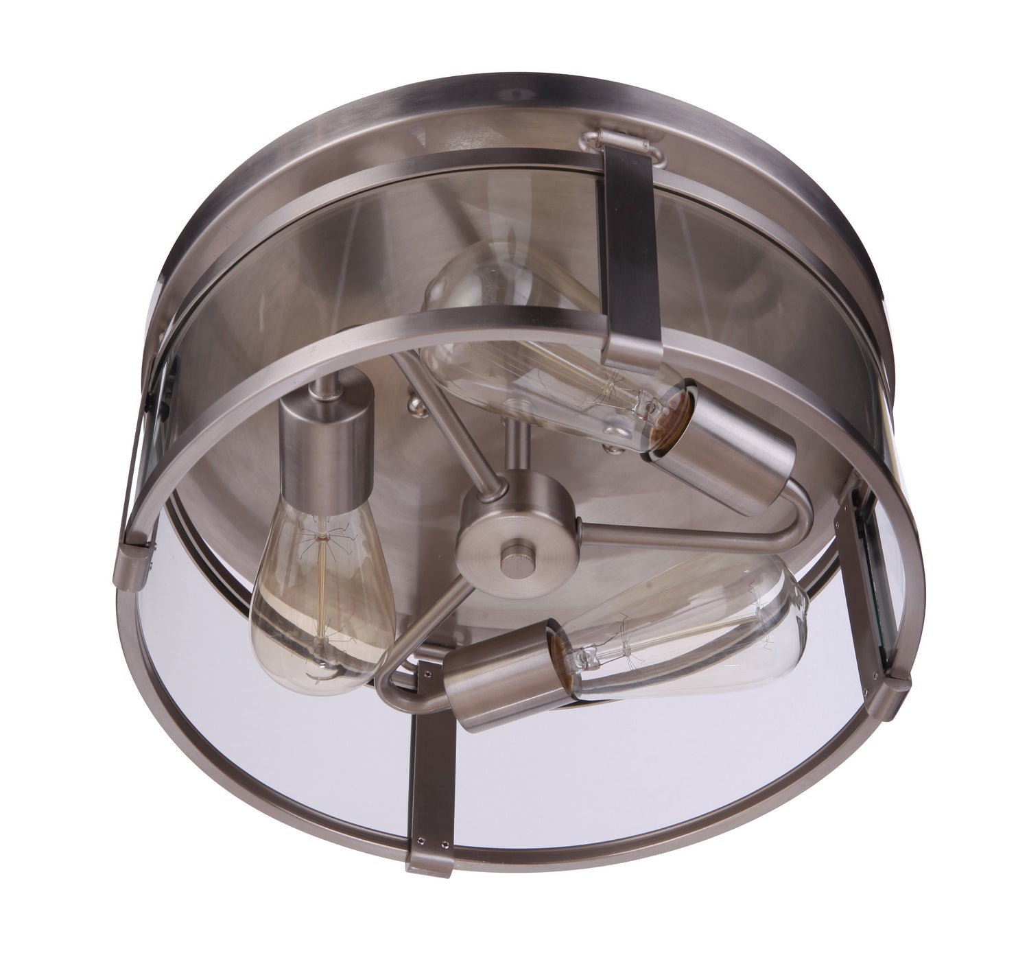 Craftmade - 55383-BNK - Three Light Flushmount - Elliot - Brushed Polished Nickel