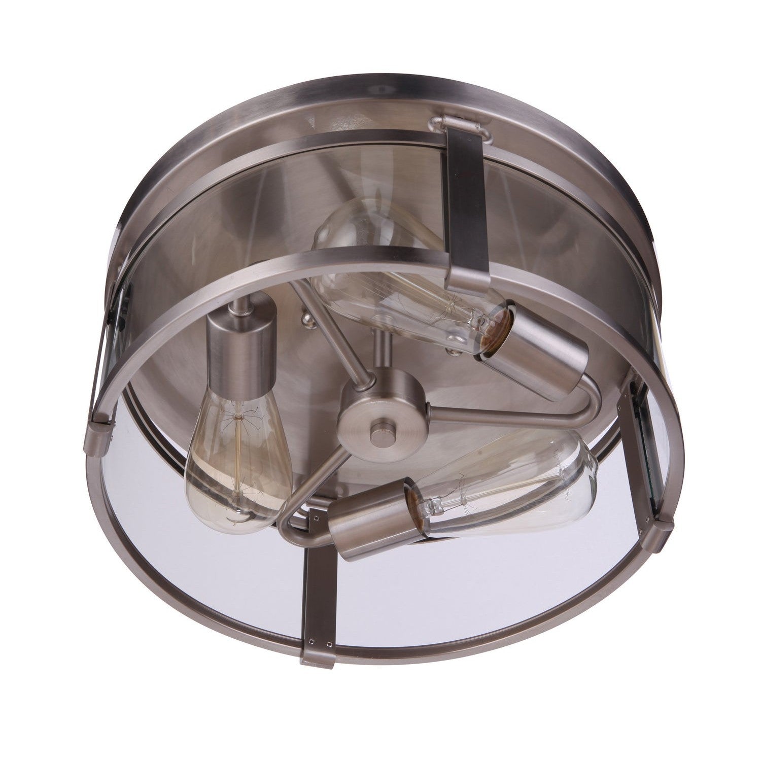 Craftmade - 55383-BNK - Three Light Flushmount - Elliot - Brushed Polished Nickel