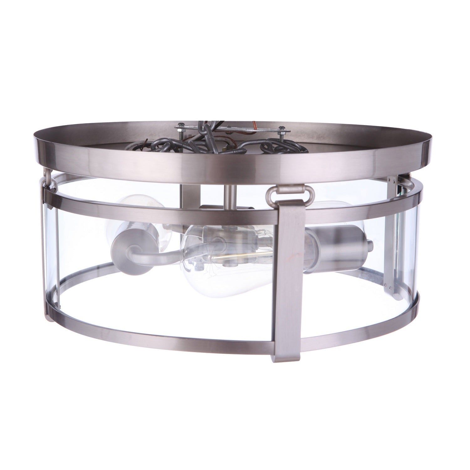 Craftmade - 55383-BNK - Three Light Flushmount - Elliot - Brushed Polished Nickel