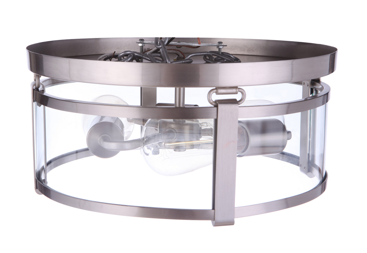 Craftmade - 55383-BNK - Three Light Flushmount - Elliot - Brushed Polished Nickel