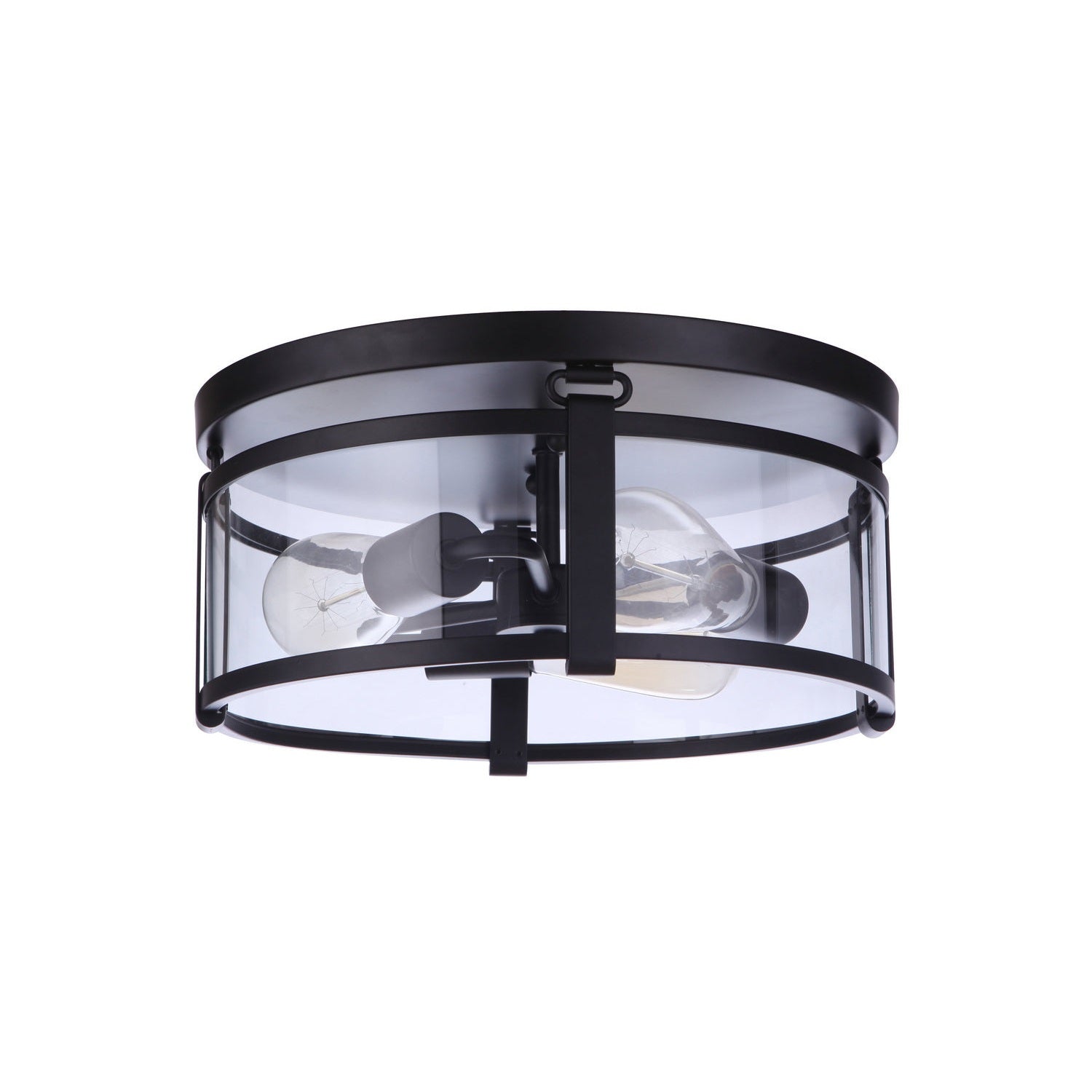Craftmade - 55383-FB - Three Light Flushmount - Elliot - Flat Black