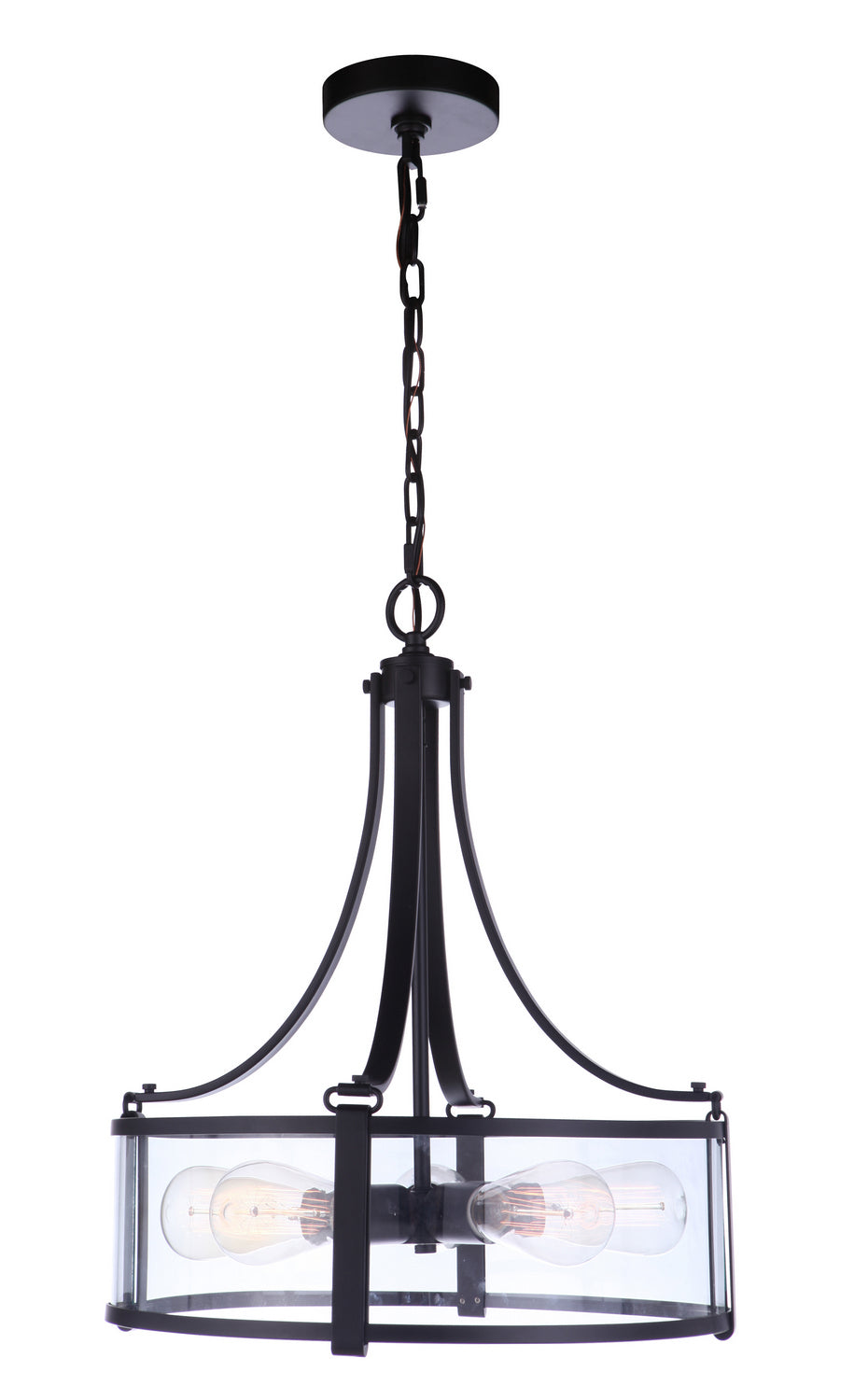 Craftmade - 55395-FB - Five Light Pendant - Elliot - Flat Black
