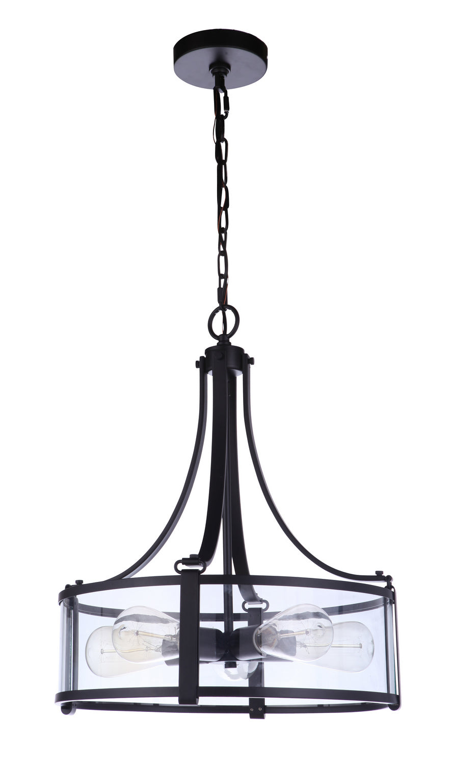 Craftmade - 55395-FB - Five Light Pendant - Elliot - Flat Black