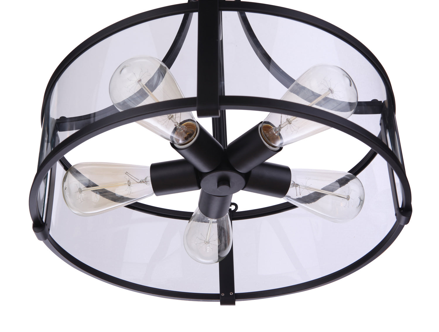 Craftmade - 55395-FB - Five Light Pendant - Elliot - Flat Black