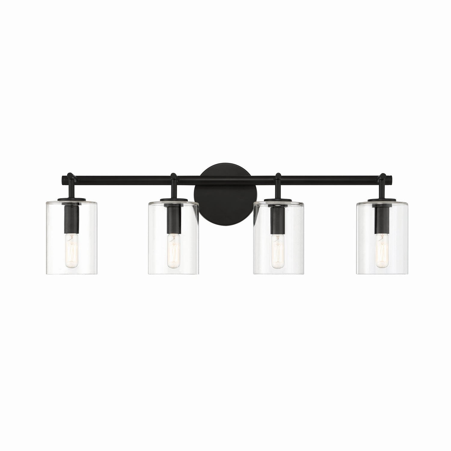 Craftmade - 55604-FB - Four Light Vanity - Hailie - Flat Black
